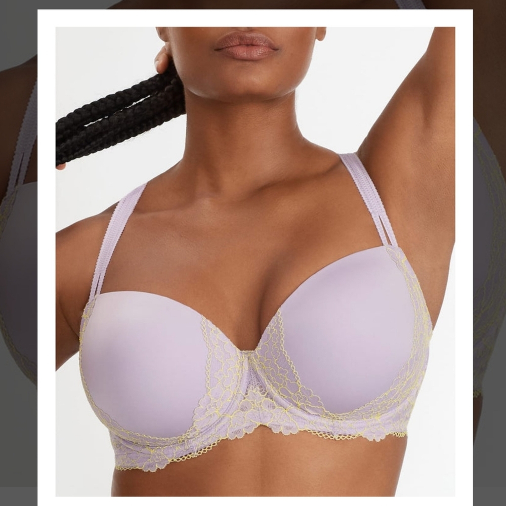 32DD Heavenly Plunge Pushup Camio Mio Demi Bra